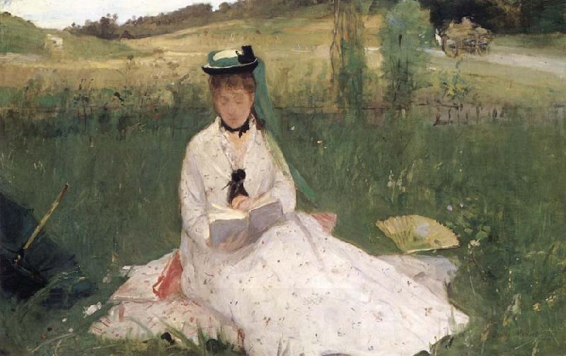 Berthe Morisot L-Ombrelle verte China oil painting art